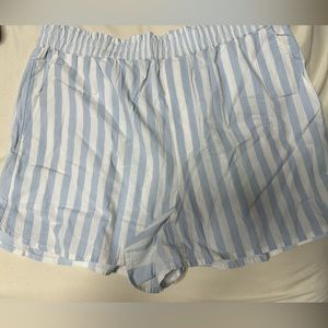 Madewell Striped Shorts. Medium